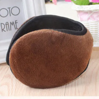 Hot Sale Earmuff Apparel Accessories Unisex Earmuff Winter Ear Muff Wrap Band Ear Warmer Earlap Gift Black/Coffee/Gray/Navy Blue - Цвет: Coffee