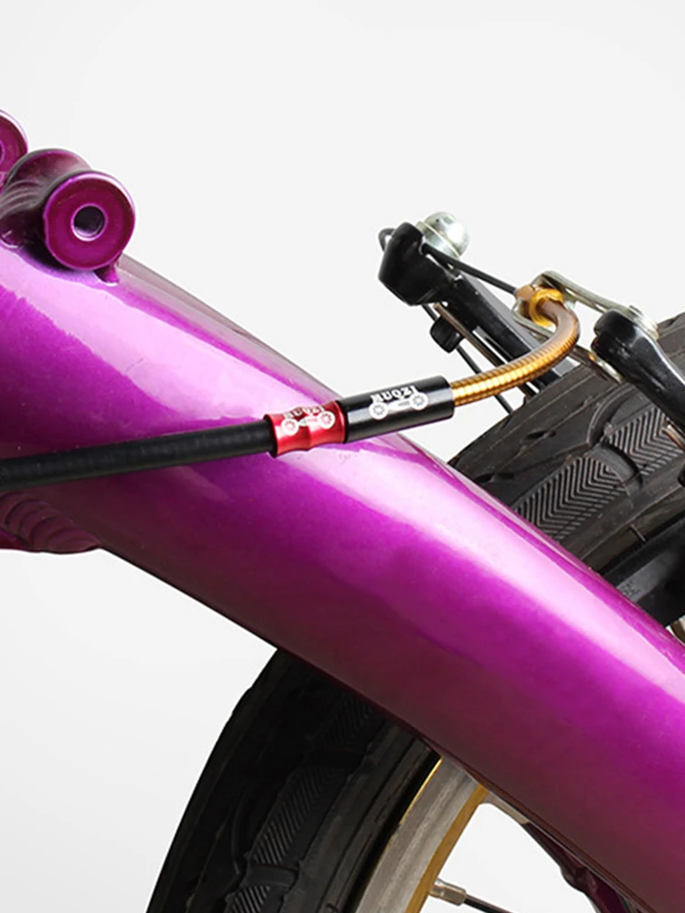 Bicycle V Brake Noodle Aluminum Alloy V-brake Guide Pipe Cable Guide Flexible Liner Mountain Foad Folding Bikes Accessories