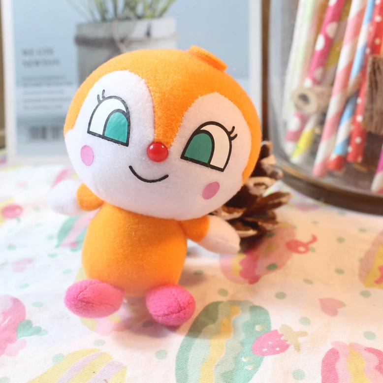 Милый плюшевый брелок аниме Anpanman Baikinman Dokin Chan Plushie Kawaii детские игрушки для