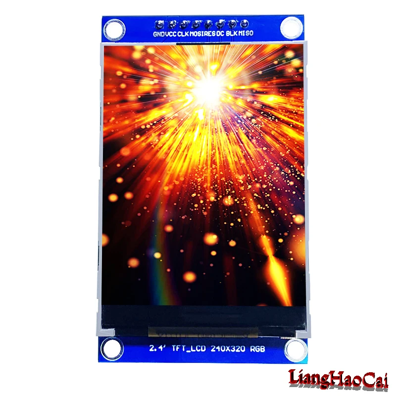 2 4 дюймовый IPS full view ILI9341 18 pin TFT LCD с сенсорной панелью PCB модуль провода