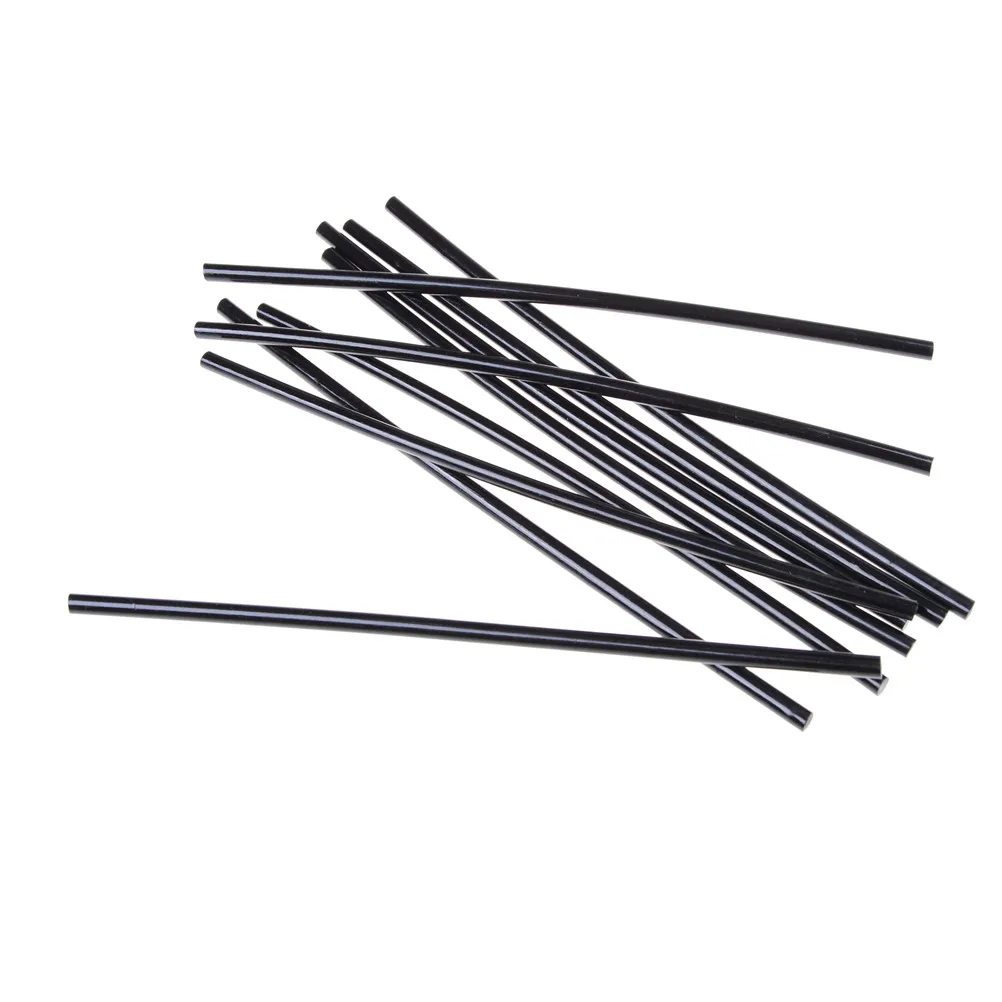 ZLinKJ 10 pieces/lot 17*210mm Black Hot melt glue stick for guns tool | Обустройство дома
