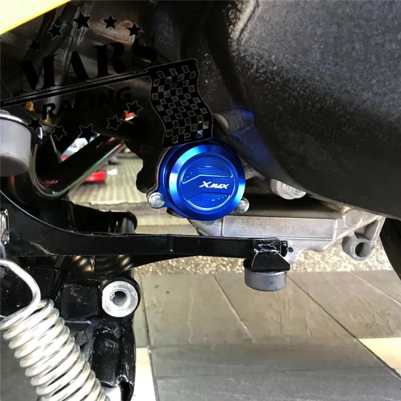 

Motorcycle Water Oil Fuel Filter Tank Cooling Radiating Cover Cap For Yamaha XMAX 250 XMAX 300 XMAX 400 2017-2018 X-MAX 250 300