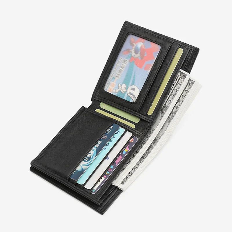 Высококачественный мужской кошелек из крокодиловой кожи маленькая Роскошная