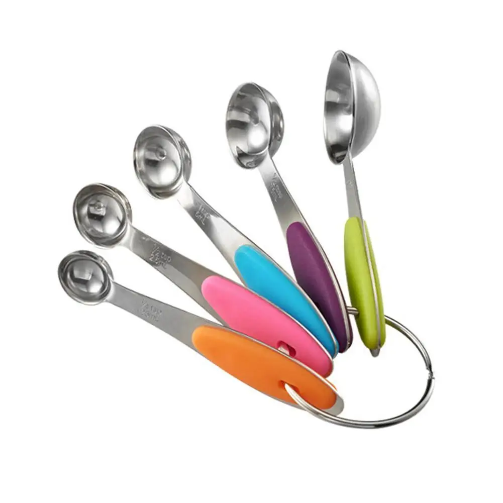 

10 Piece Measuring Cups Measuring Spoons Set Cup Kitchen Tea Measuring Coffee For Baking Steel Spoon Tools Measur V2L9