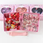 18 шт.компл. заколка для волос, милая девушка, аксессуары для волос