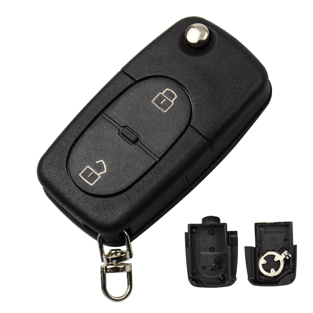 OkeyTech для Audi TT A2 A3 A4 A6 A8 откидной складной дистанционный ключ корпус CR1616/CR2032