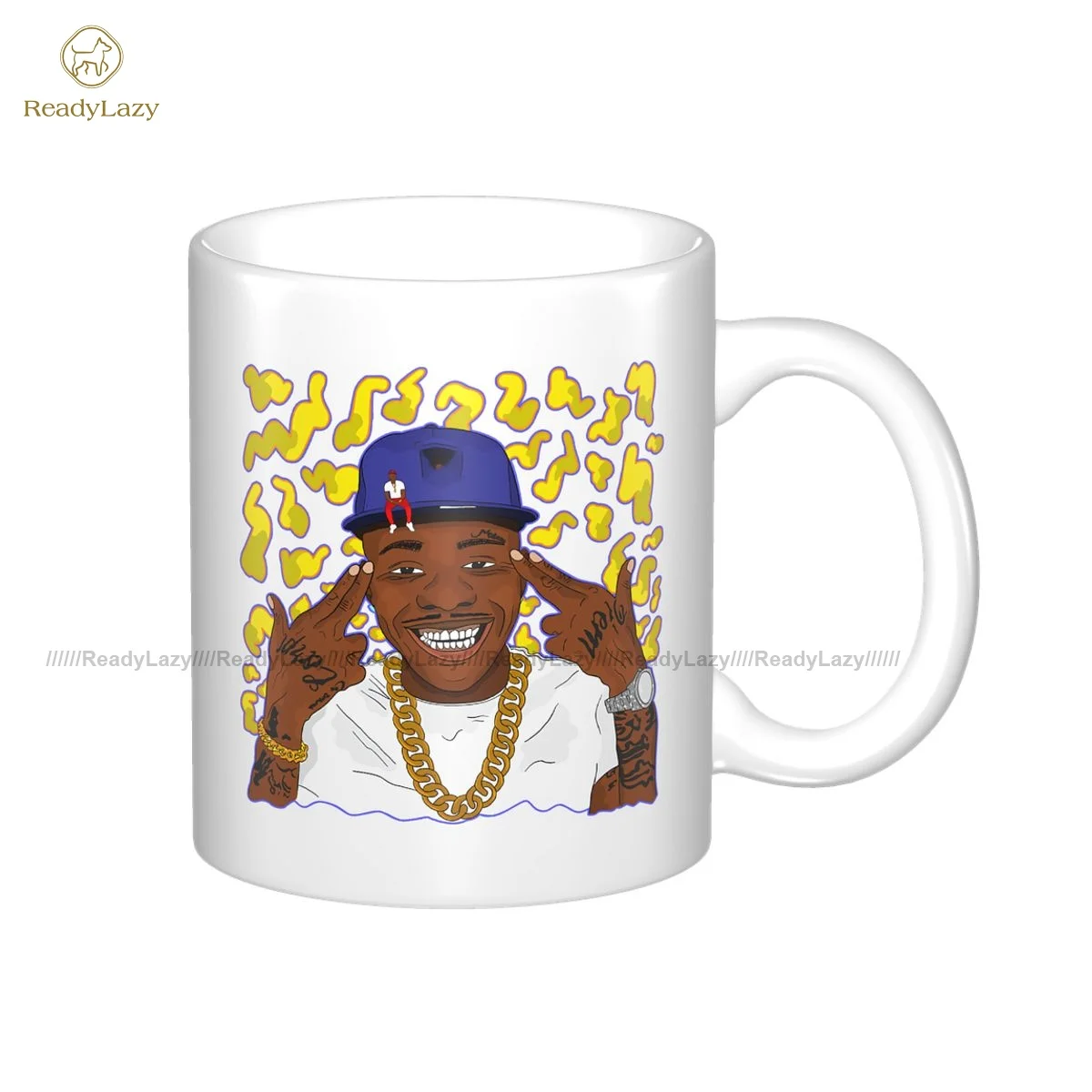 

Dababy Mug Aesthetic Pottery Mug Cappuccino Cups