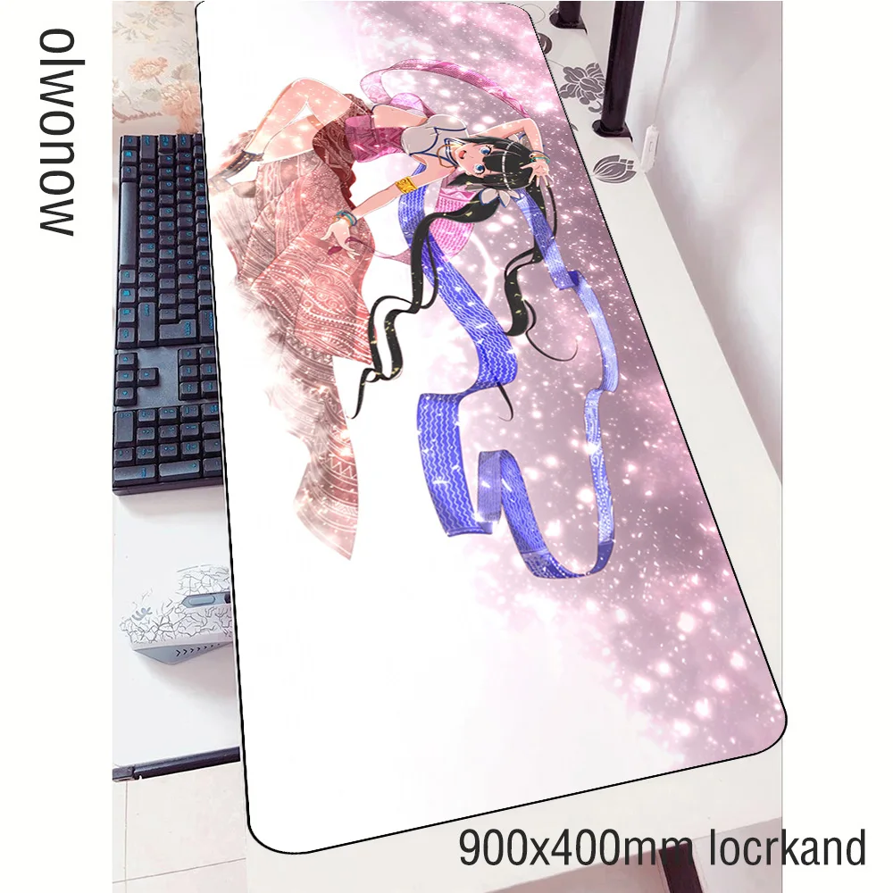 Коврик для мыши DanMachi домашних геймеров милый игровой коврик 90 х40 см ноутбука