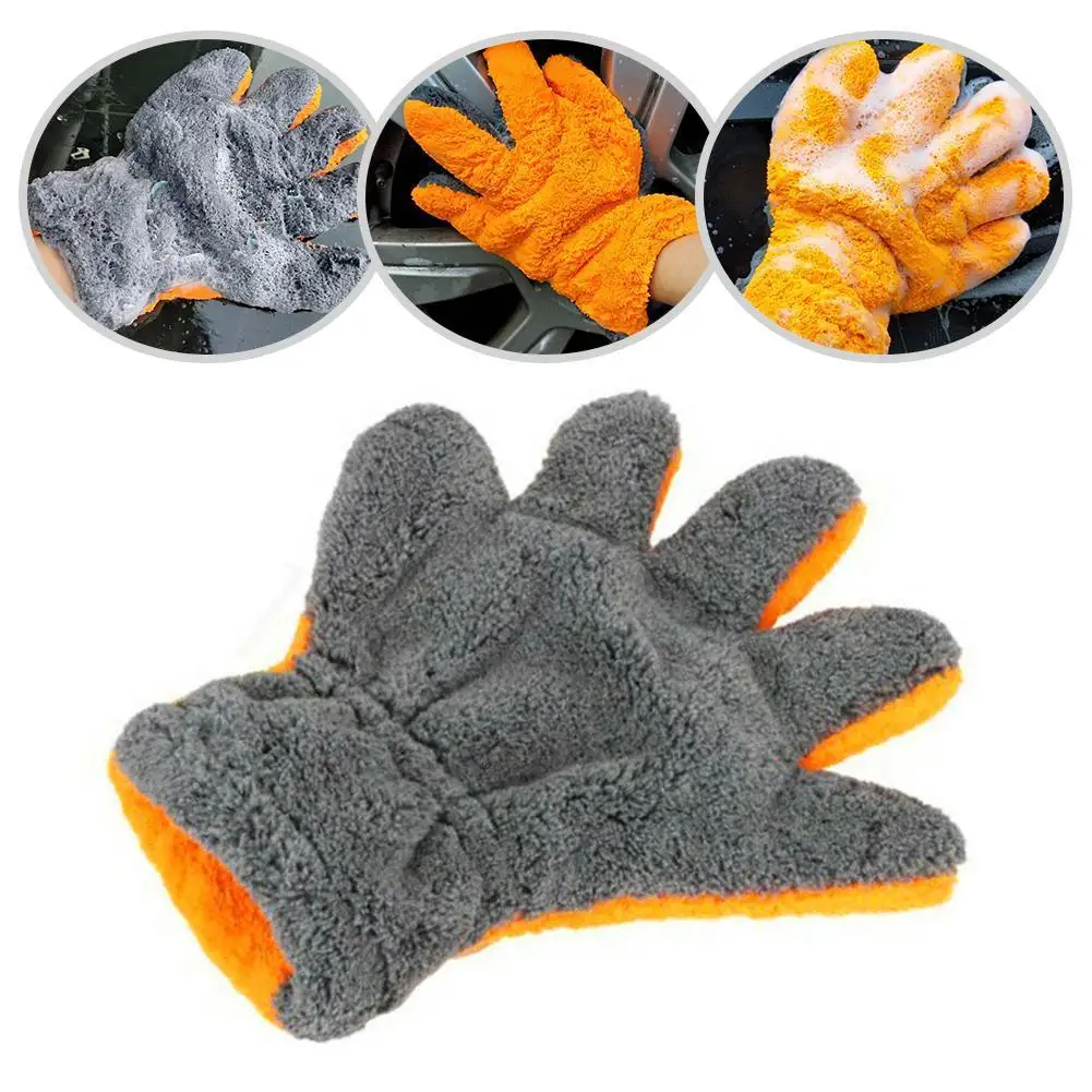 

2021 New Polishing Wash Towels Plush Microfiber Washing Dusting Thick Plush Drying Instrumentation Clean Glove Towel Strong Z8X0