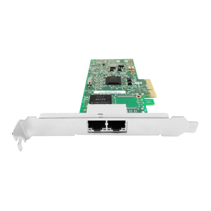 I350-T2 Intel i350 чипсет двухпортовый PCIe сетевая карта медная RJ45* 2