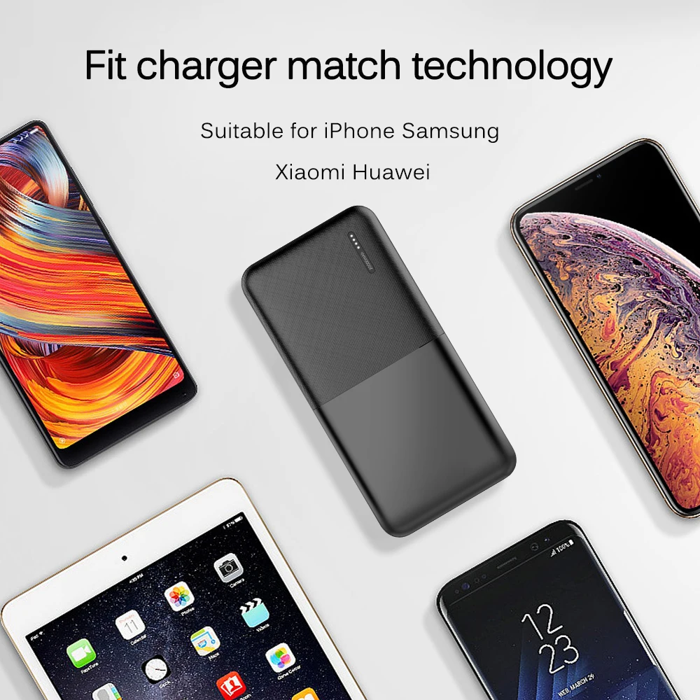А. С 20000 мА/ч внешний аккумулятор для Xiaomi Mi HUAWEI P20 Nokia 10000 повербанк iPhone зарядное