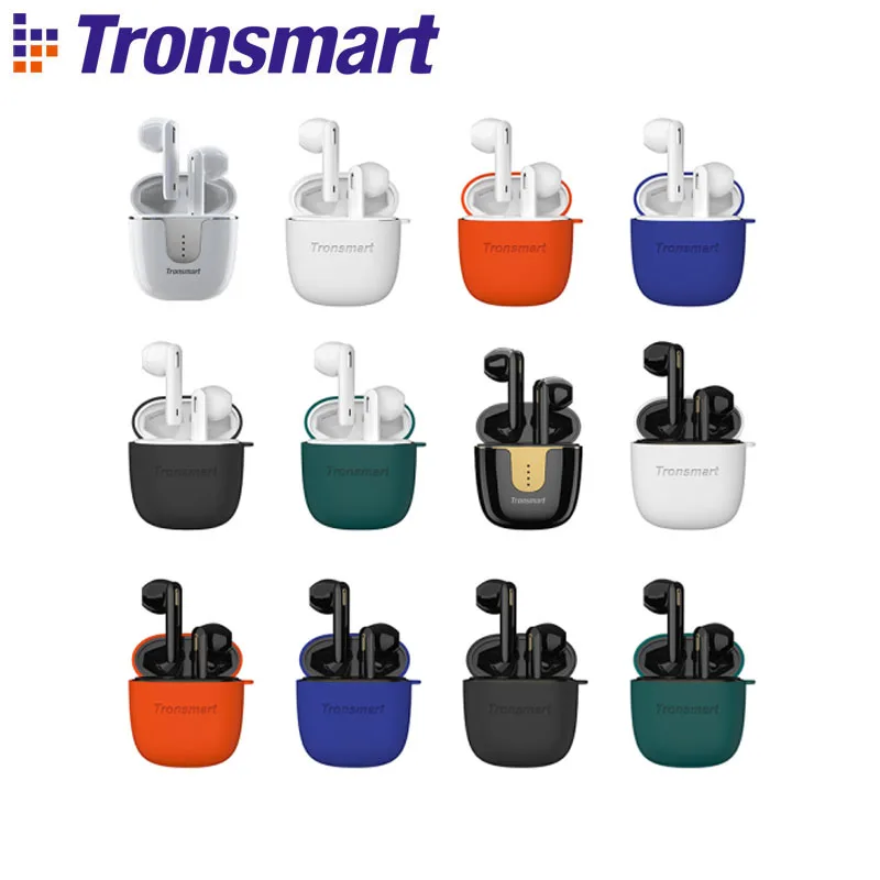 Bluetooth-наушники Tronsmart Onyx Ace TWS защитный чехол силиконовый для наушников с Bluetooth |