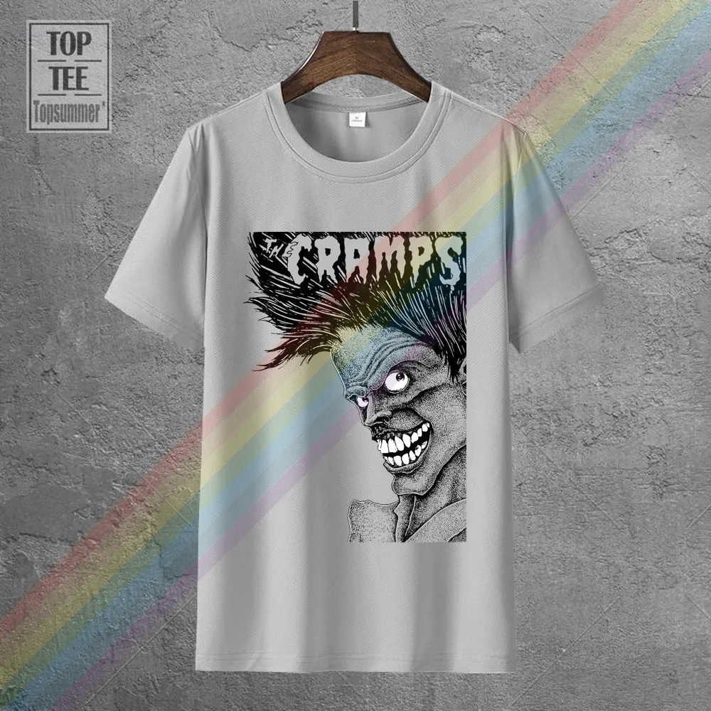 

Psychobilly The Cramps Tshirts Goth Gothic Tee-Shirt Emo Punk Vintage Blouses Crewneck T Shirt Rock Hippie T Shirts