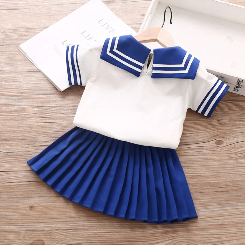 2019 модные От 1 до 6 лет комплекты одежды для маленьких девочек комплект из 2