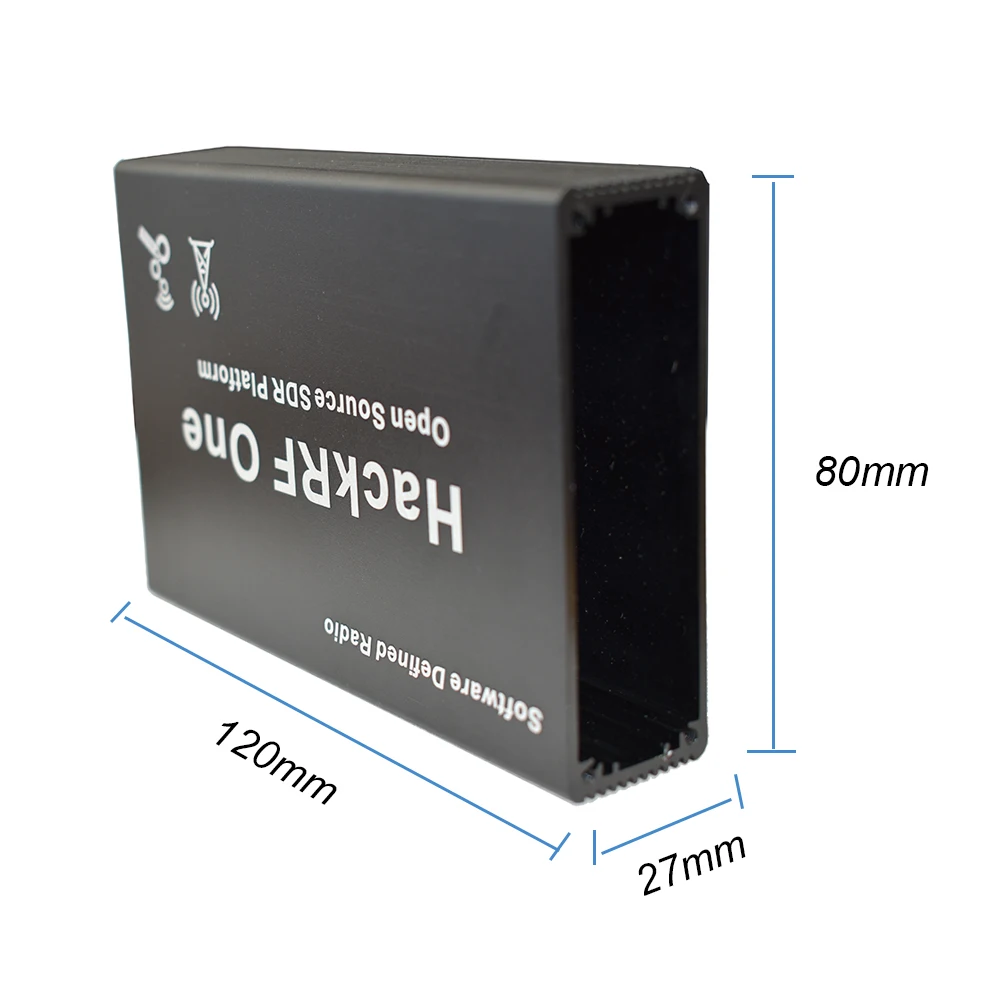 Черный алюминиевый корпус Lusya чехол шасси для HackRF One C5-009 | Электроника