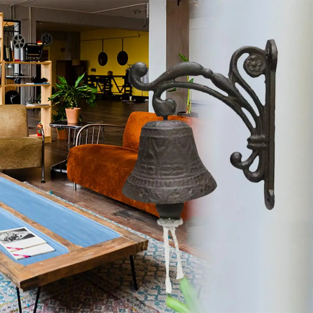 1/3 шт. высокое качество чугун Винтаж коричневый дверной звонок настенный Добро