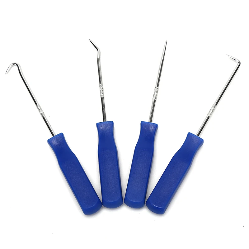 

4Pcs Durable Plastic Steel Automobile Car Pick & Hook Tools Set O Ring Oil Seal Gasket Puller Remover Craft Hand Tool