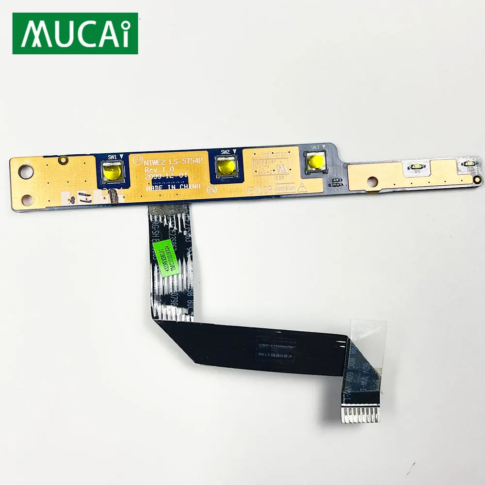 

Оригинальная панель кнопки питания ноутбука Lenovo G560 G565 Z560 Z565 с кабельным переключателем, аксессуары для ремонта