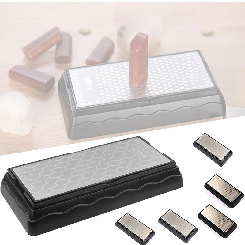 Diamond Whetstones Knife Sharpening Stone Ultra-thin Honeycomb Surface Whetstone Grindstone Cutter Tool Set | Дом и сад