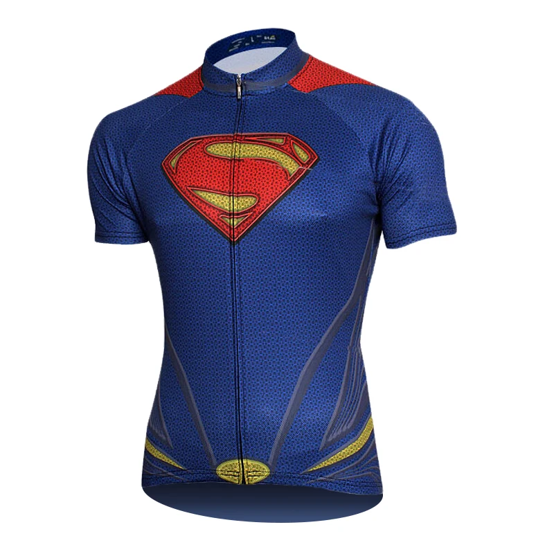 Комплект одежды для велоспорта Мстители Marvel Superhero Superman Супермен Pro | Спорт и