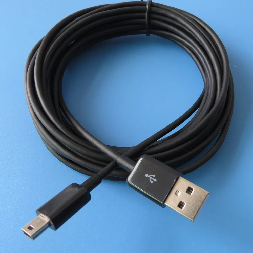 5 метров 16 футов мини USB кабель для синхронизации зарядки Тип A на контактов B Fr