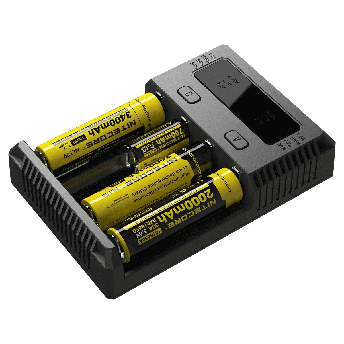 Аккумулятор Nitecore I4 автоматический выбор тока IntelliCharger IMR Ni-MH/Ni-CD Li-ion18650 16340 10440 AA AAA