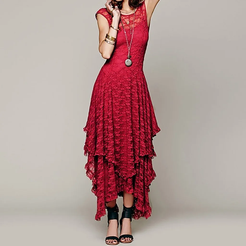 Женское винтажное платье женское летнее 2021 сексуальное Двухслойное