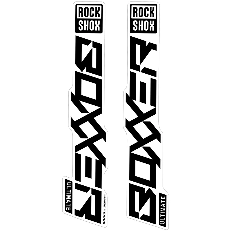 Rockshox boxxer передняя вилка наклейка самостоятельно горный велосипед передняя вилка наклейки пост водонепроницаемый прозрачный низ