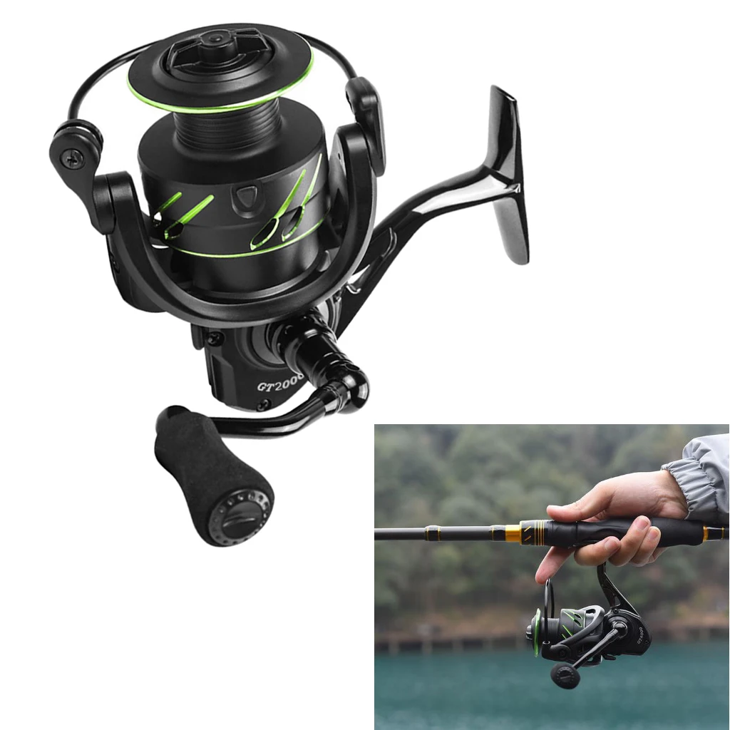 

Ultralight Reel Sturdy Coarse Fishing Fixed-spool Reels 5.0/4.7:1 8kg Switchable Handle 8lb Line Coarse Fishing