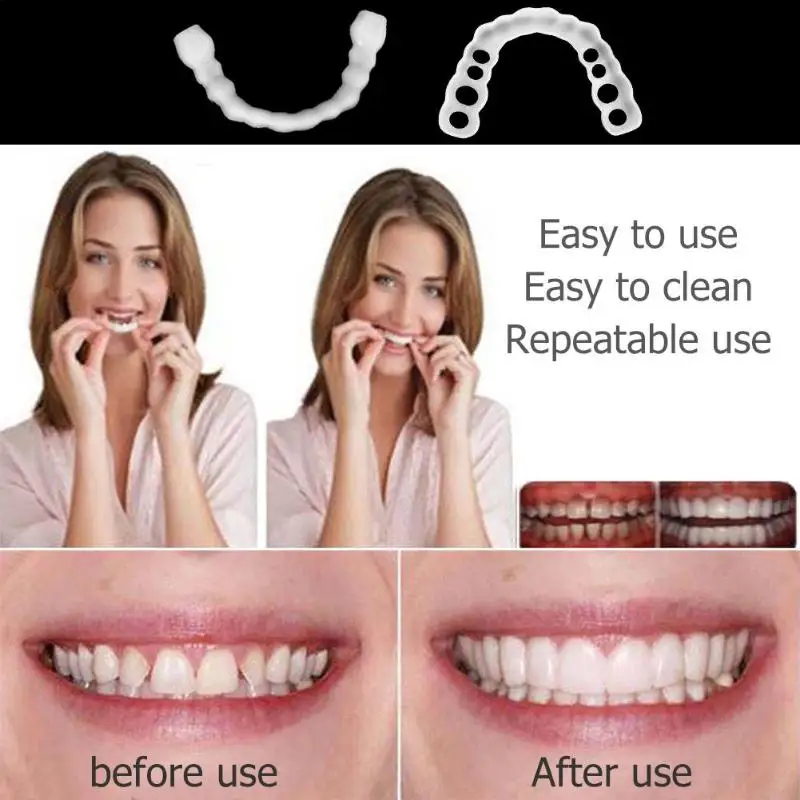 1 пара Силиконовая накладка на зубы для отбеливания зубов|Отбеливание зубов| |