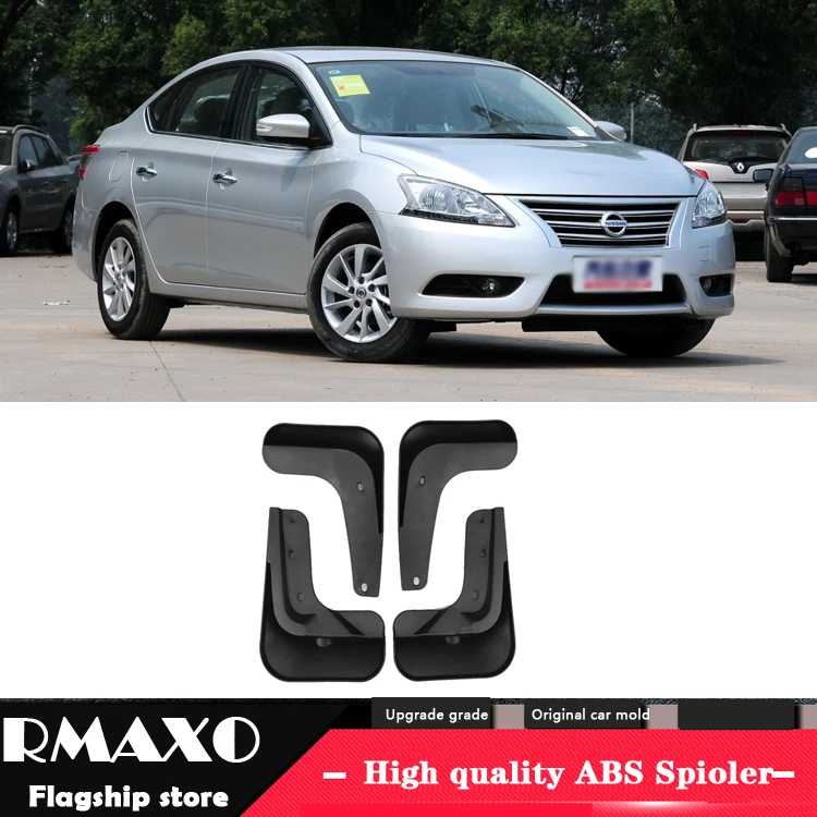 

For Nissan SENTRA 2012-2019 Mudflaps Splash Guards Front With the color and rear Mud Flap Mudguards Fender Modified special