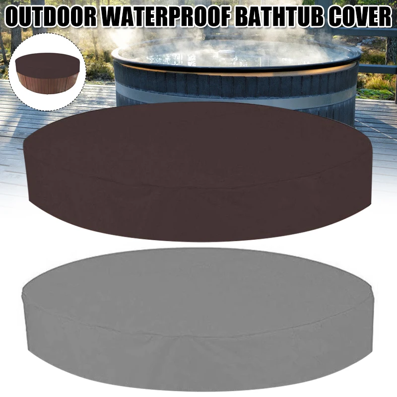 

Outdoor Round Hot Tub Cover Waterproof SPA Hot Tub Covers Dust cover FPing