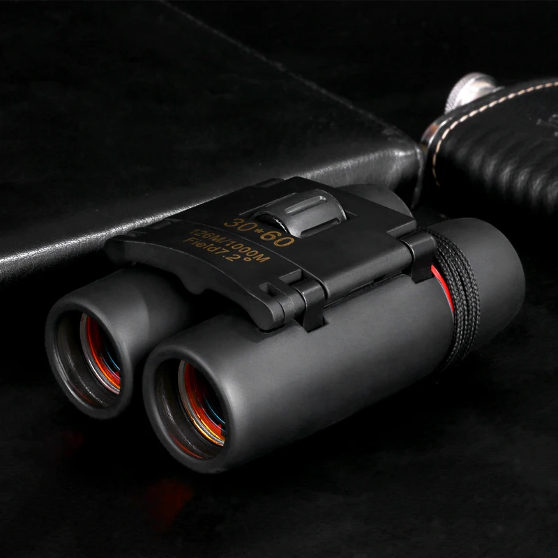 

Telescope 30x60 Folding Binoculars with Low Light Night Vision for outdoor bird watching travelling camping hunting 1000m