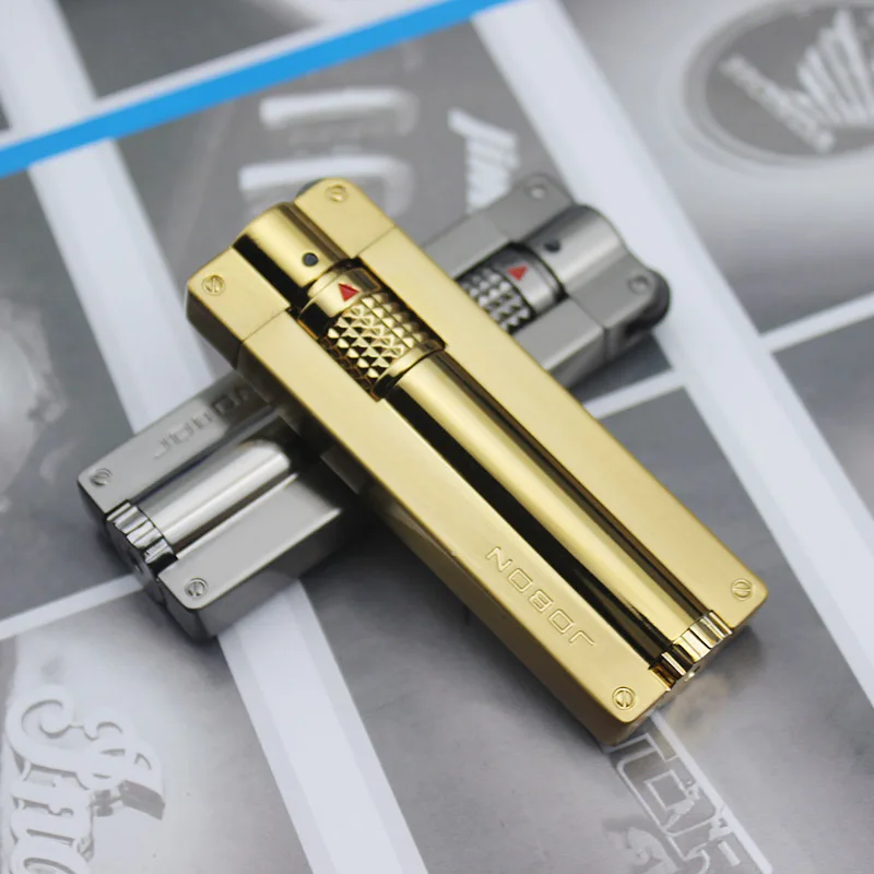 Высококлассная турбо-зажигалка JOBON с фиксированным пламенем металлическая