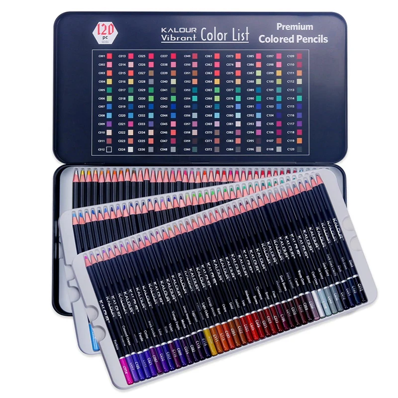 

120 Color Colored Pencil Set Water-soluble Or Oily Optional For School Art Drawing And Sketching Special Pencil