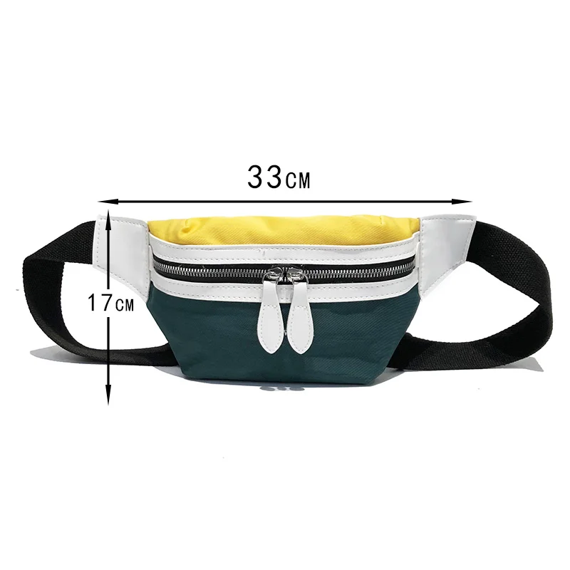 Новая женская поясная сумка модная Женская на бедрах вместительная нагрудная