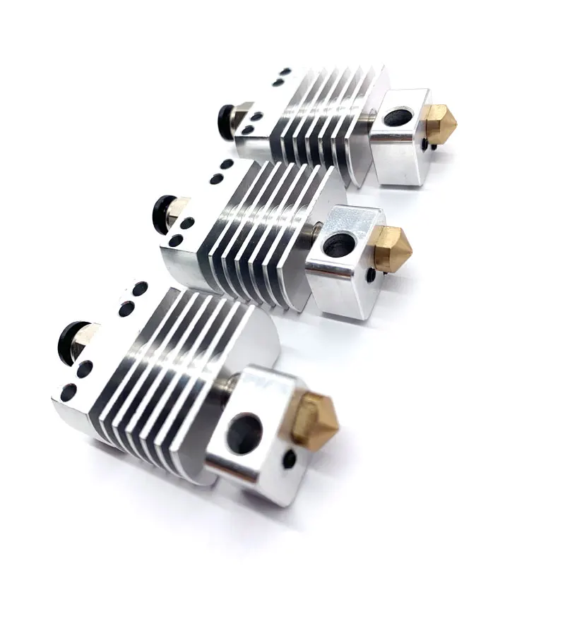 1 компл. CR8 Hotend комплект дистанционного Боуден 3d принтер экструдер цельнометаллический радиатор 1,75 может фиксированный вентилятор Горизонтальная установка