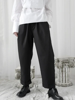 Брюки Yamamoto женские летние тонкие свободные прямые облегающие узкие брюки