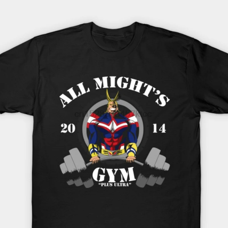 

100% Cotton O Neck Custom Printed Tshirt Men T Shirt All Might Women T Shirt