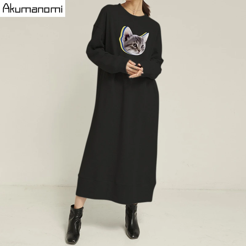 Женская толстовка с длинным рукавом в стиле Харадзюку | одежда