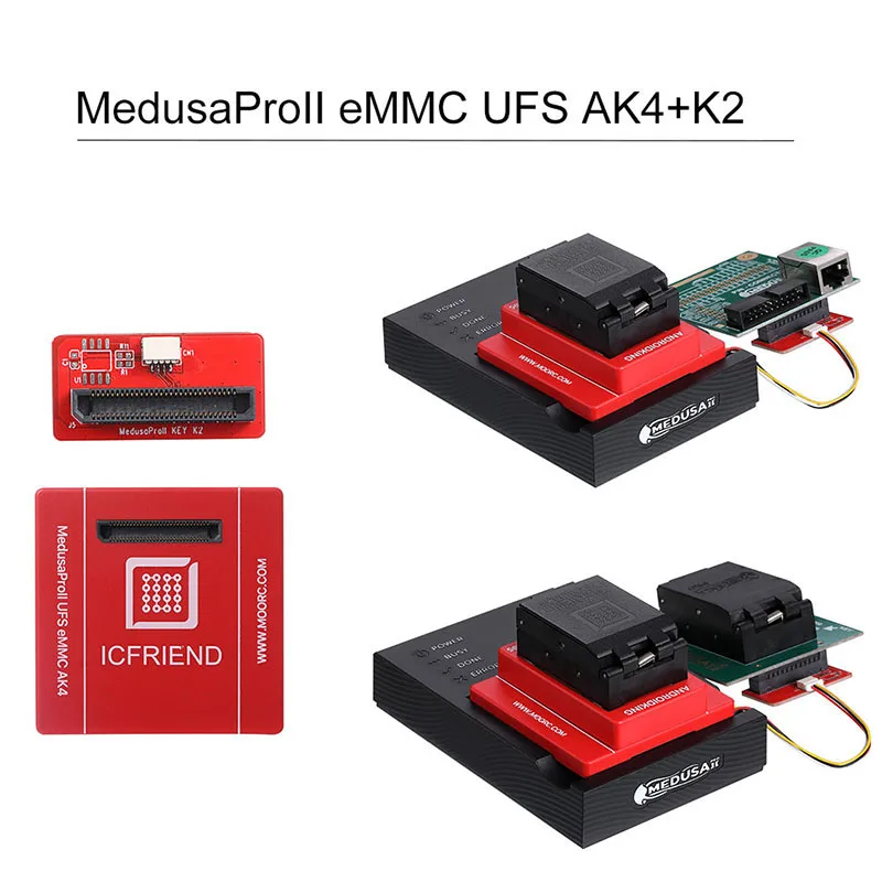 Адаптер MOORC ICFRIEND MEDUSA PRO eMMC AK3 адаптер Medusa pro II Ufs AK4 + K2 |