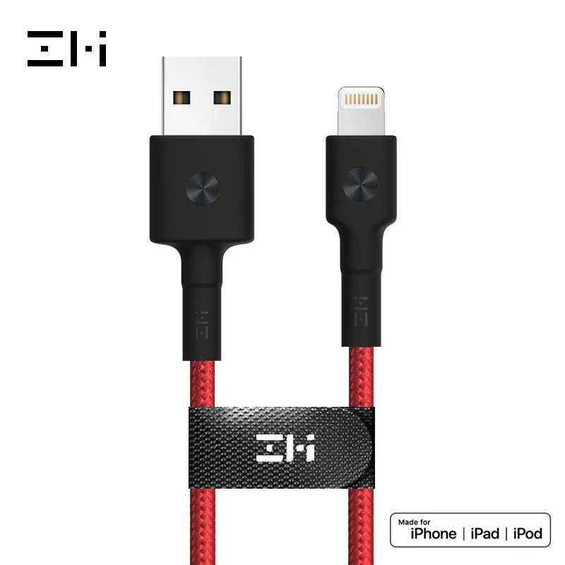 USB A to iPhone R xiaomi ZMI светодиодный usb type-c кабель передачи данных для быстрой зарядки короткий 0,3 м 1 м 2 м Android мобильный телефон usb кабель usb c зарядное устройство - Тип штекера: USB A to iPhone R