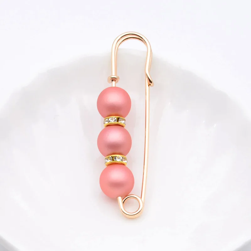 Korean Brooch For Women's Clothing Pearl Circle Gold Women Scarf Pin Cardigan Shawl Buckle Corsage Female броши женские |