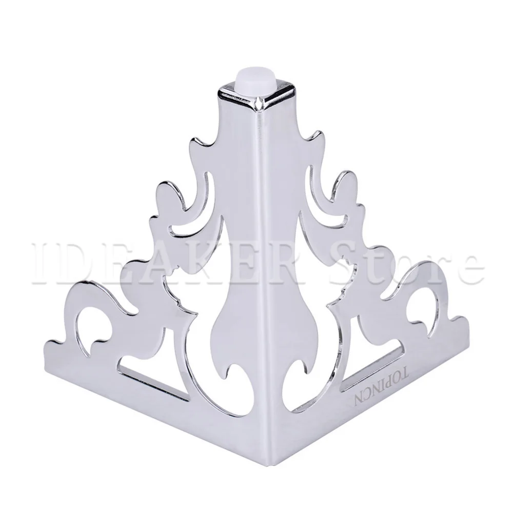 Набор из 4 полированный металл диван ножки стула Современные Полые Паттен стол