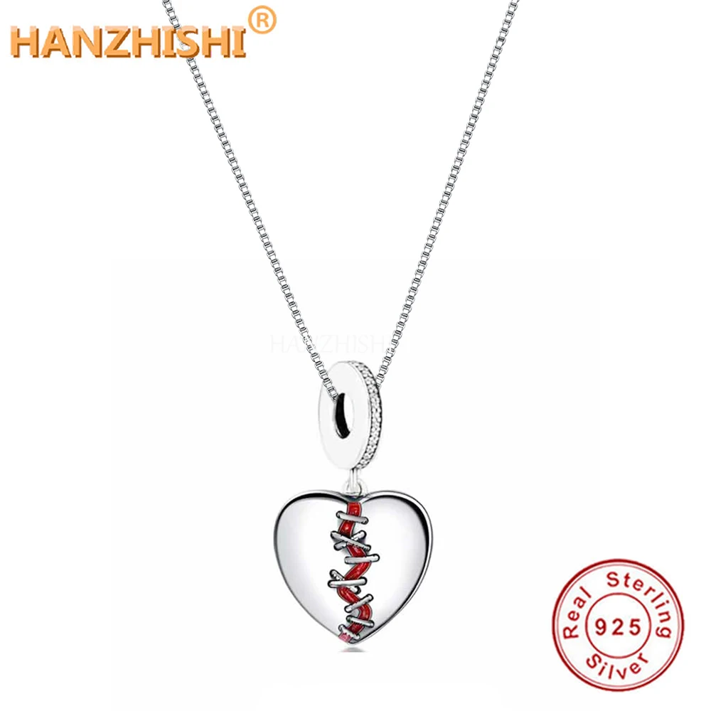 

Real 925 Sterling Silver Broken Heart Pendant Necklace Jewellery Anniversary Christmas Birthday Mum Wife Girlfriend Child Gifts