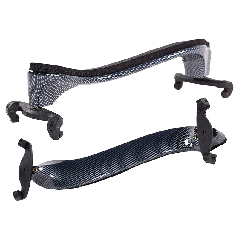 

Light Carbon Fiber Weave Violin Shoulder Rest Soft Pad 4/4 Violin Accessories
