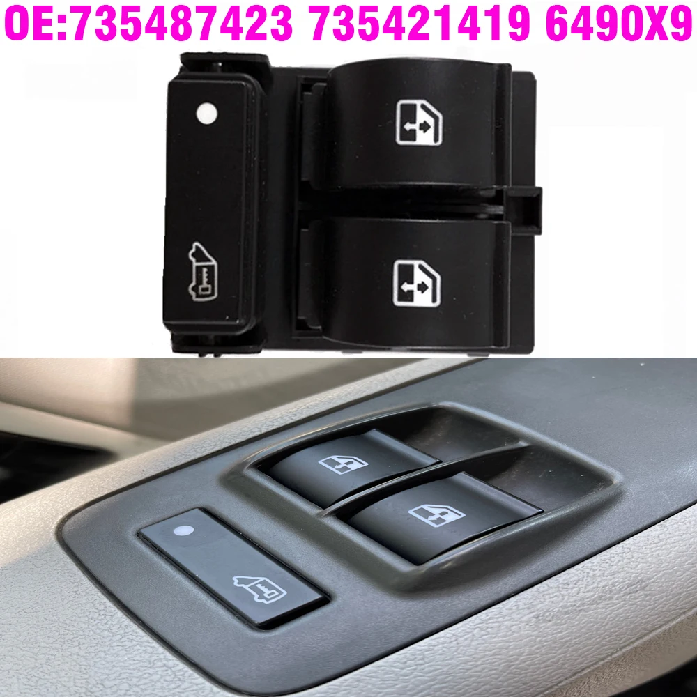 

High Quality Master Power Window Switch For Fiat Ducato Doblo for Citroen Jumper II for Peugeot Boxer II 2006 2007 735421419