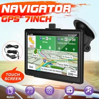 7 inch hd car truck gps navigation 128m ram 8gb touch screen support russiaeu americacanadasoutheast asiaau nz maps