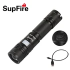 Тактический маленький фонарик с регулируемым фокусом 18650, перезаряжаемый через USB мини масштабируемый светодиодный фонарик, фонарь для кемпинга, фонарик для повседневного использования