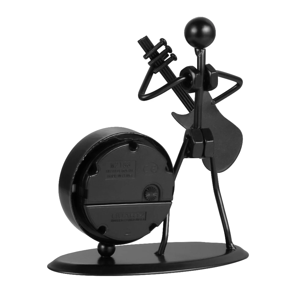 Украшение автомобиля ретро гитара бас Музыка украшения электронные часы мебель